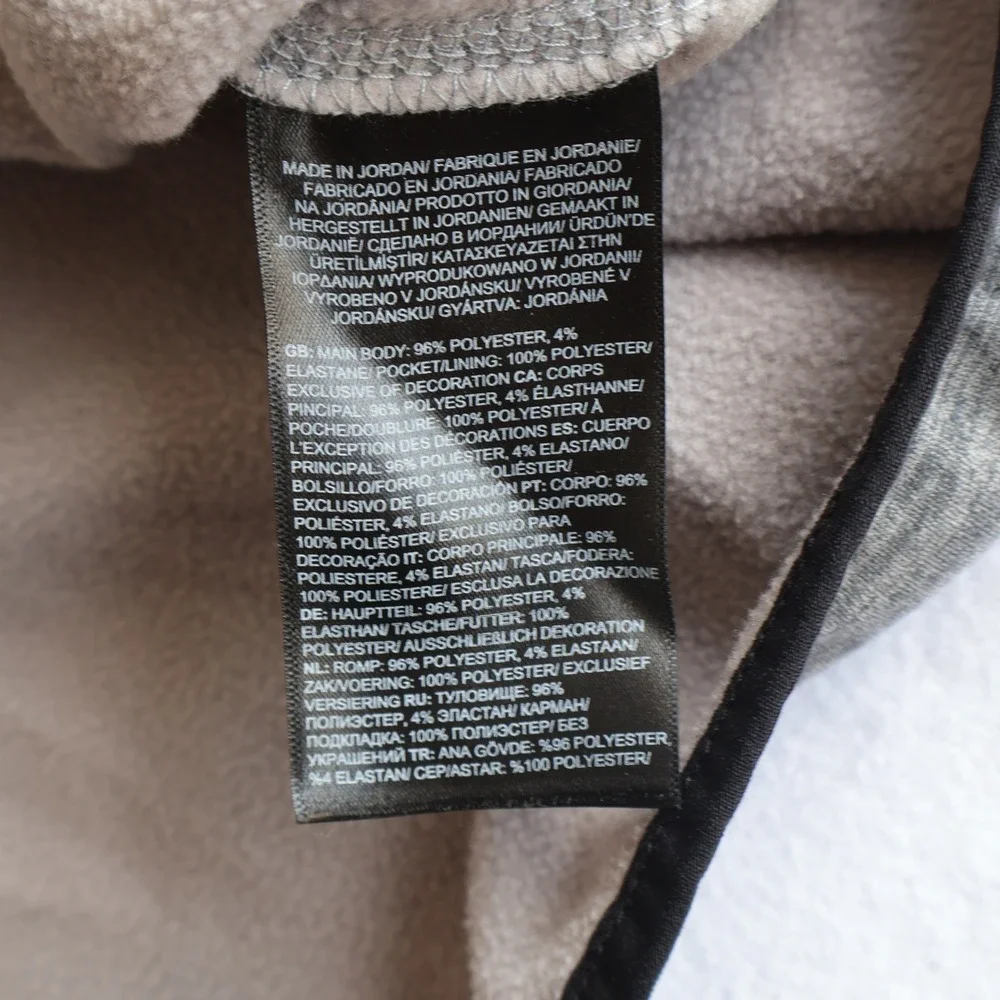 The North Face Mens XXL Grey Heather 1/4 Zip Pullover Fleece Mock Neck Jacket